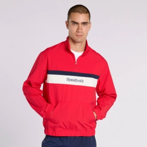 Ivy League Woven 1/4 Zip Vector Red