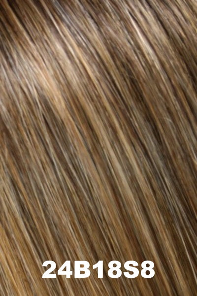 Jon Renau Toppers - EasiPart T 18" (#821) - Remy Human Hair