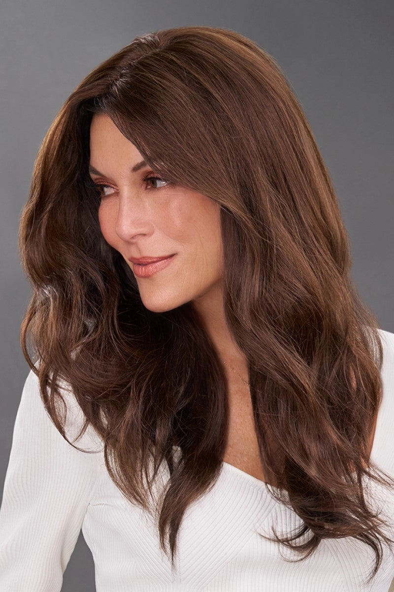 Jon Renau Toppers - EasiPart T 18" (#821) - Remy Human Hair