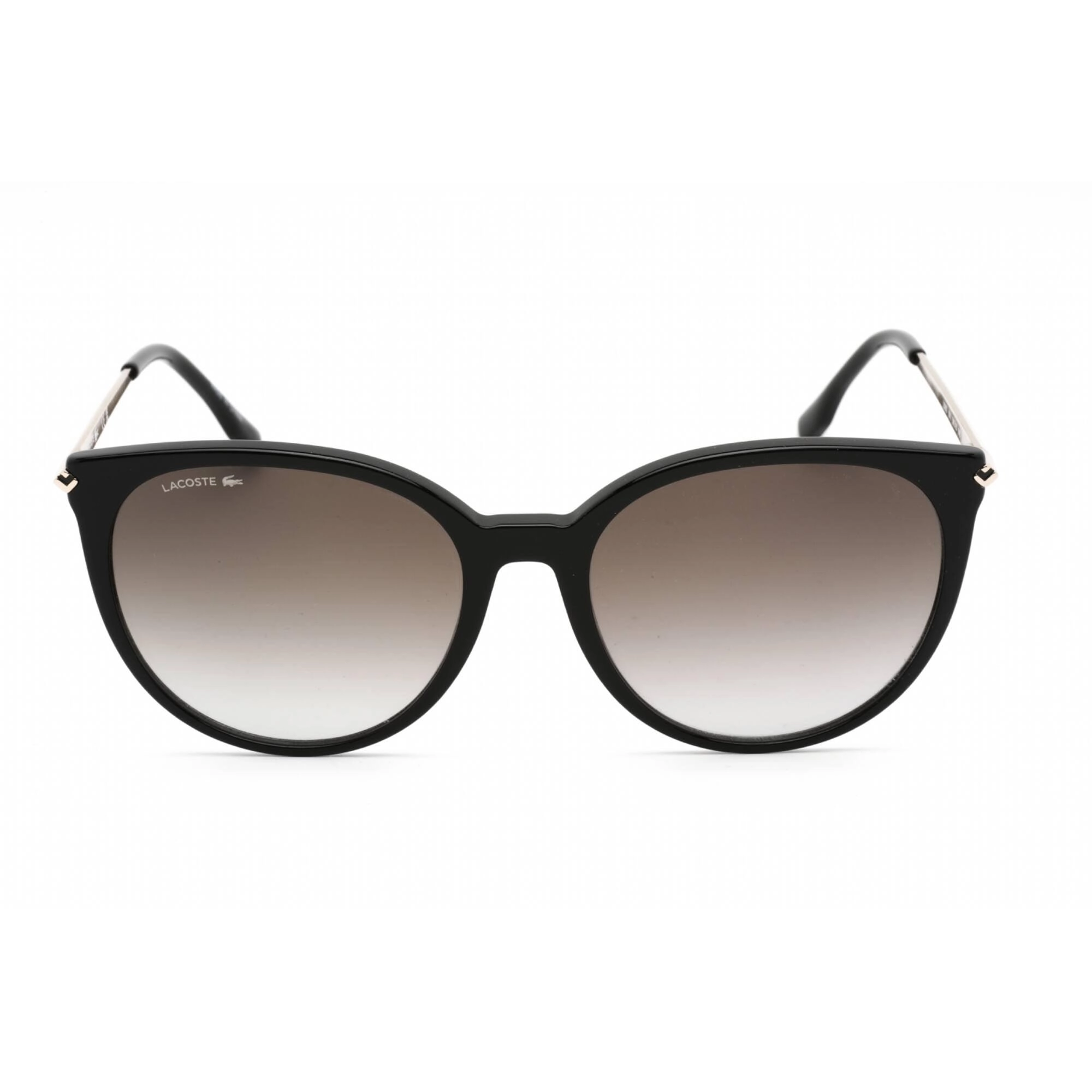 Lacoste Women's Sunglasses - Black Oval Shape Frame Grey Gradient Lens | L928S 001