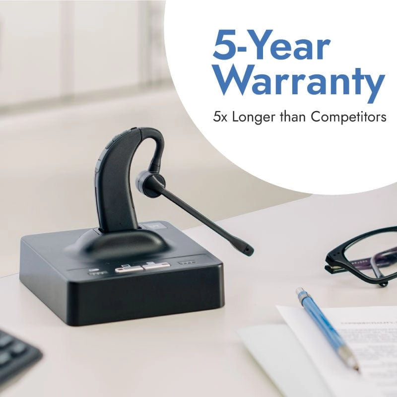 Leitner LH280 On-the-Ear Wireless Headset – Executive Bundle