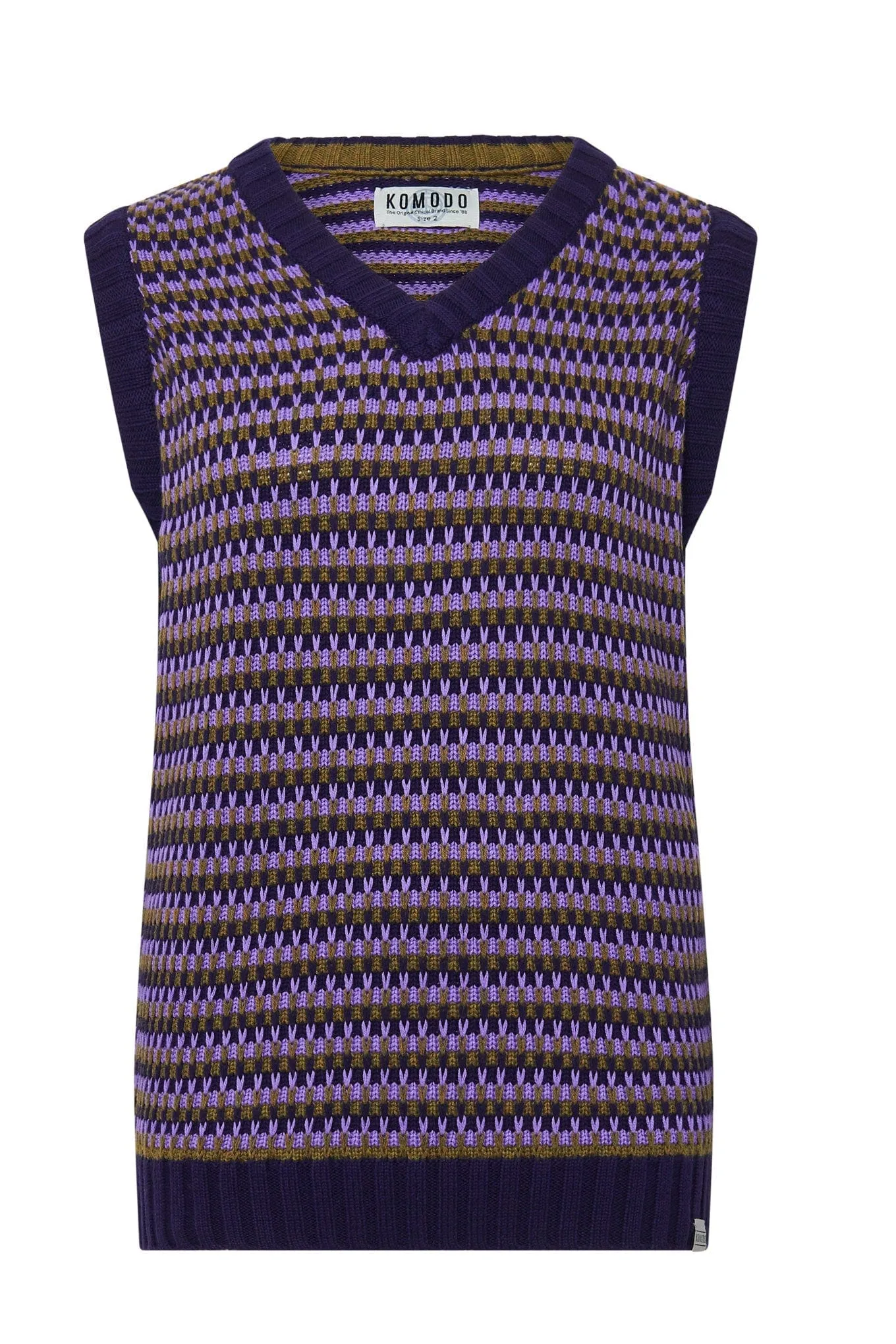 Lexi Women's Organic Cotton Vest | Lavender