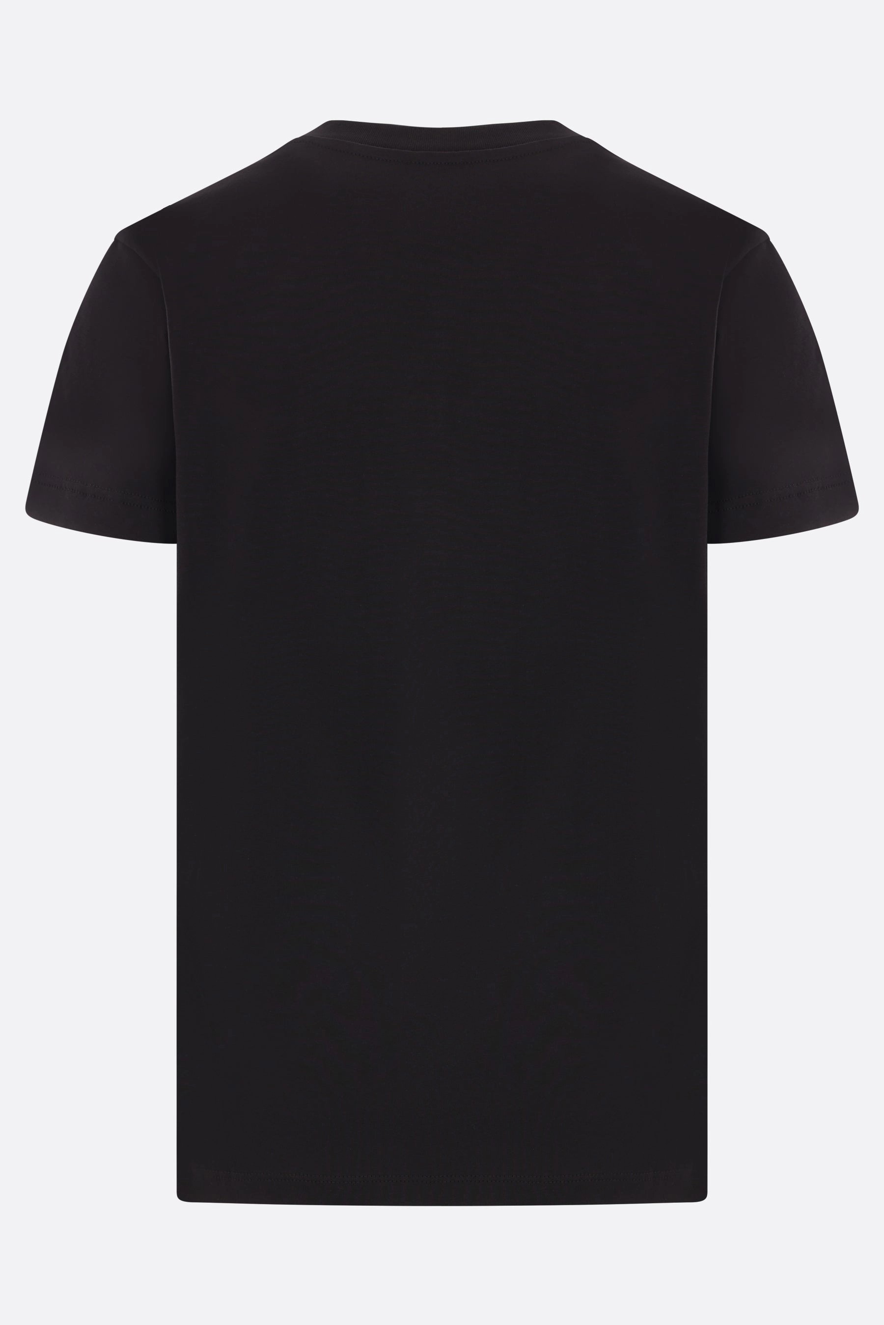 logo embroidered cotton t-shirt