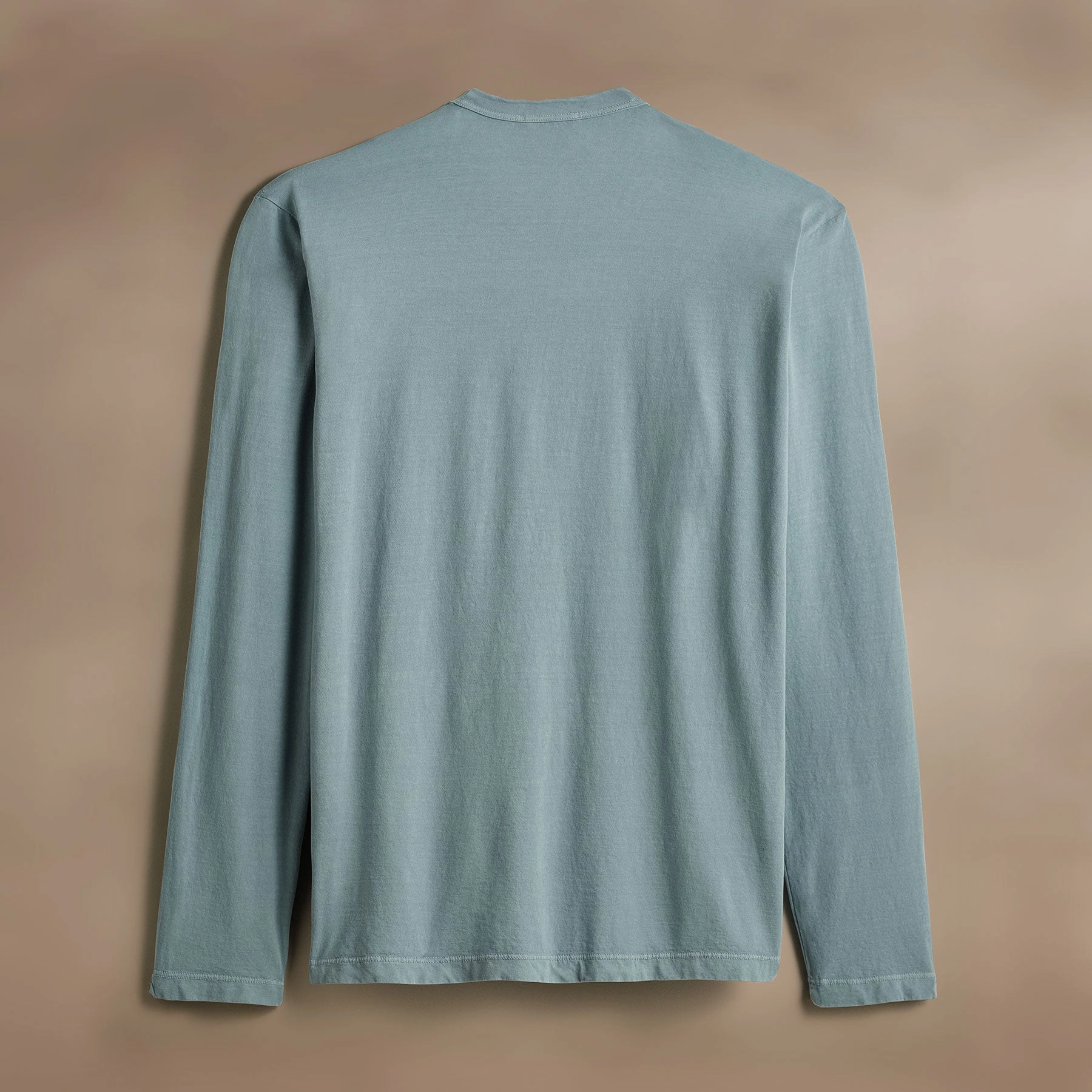 Long Sleeve Crew Neck - Azure Pigment