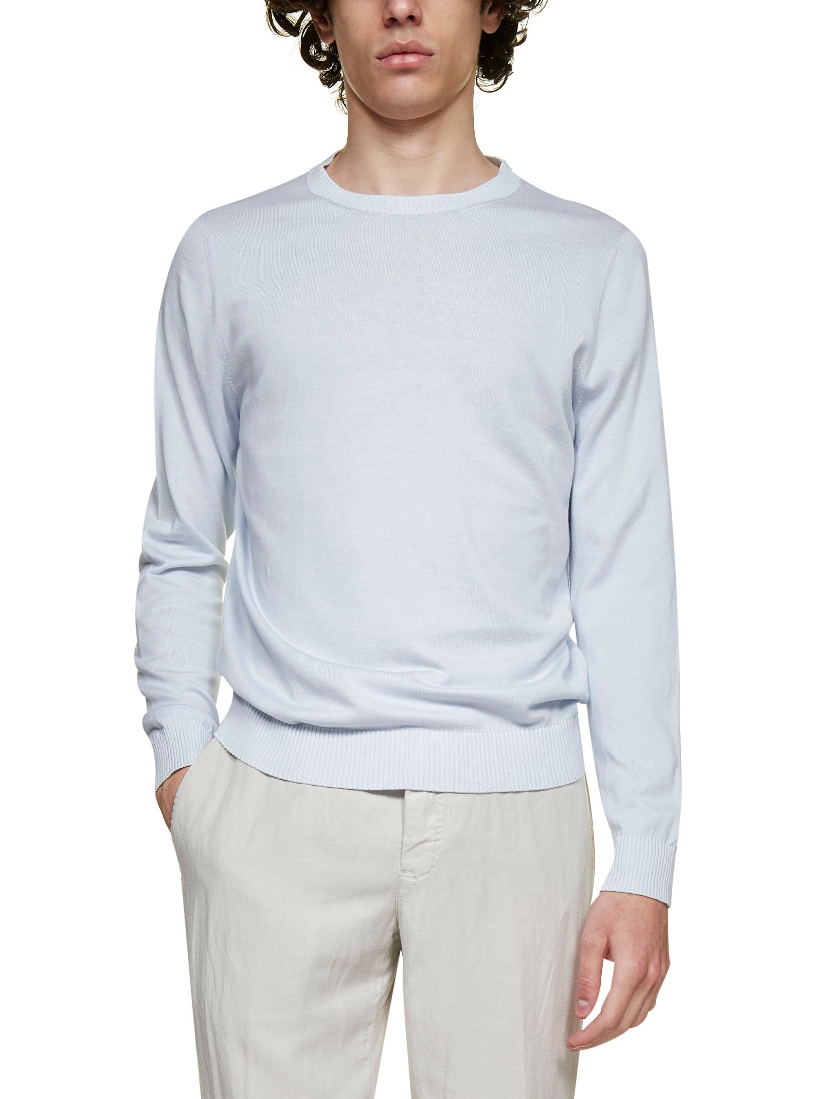 Malo Round Neck Long Sleeved T-Shirt