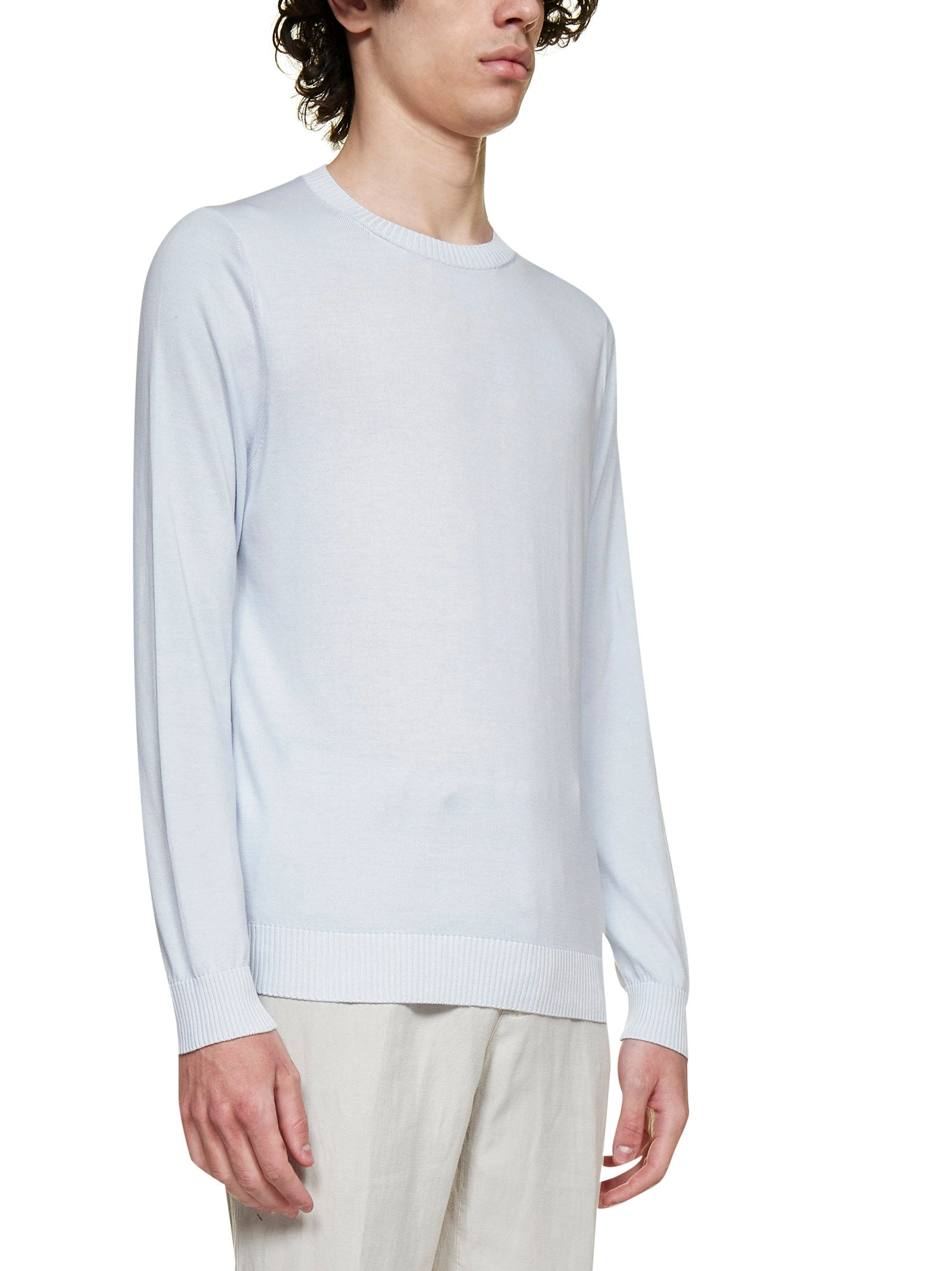 Malo Round Neck Long Sleeved T-Shirt