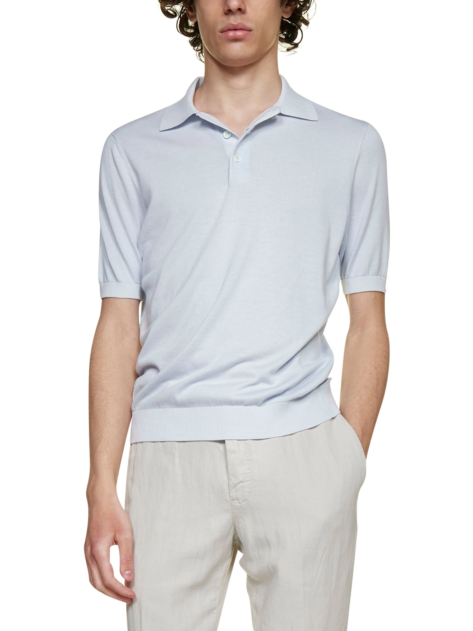 Malo Straight Hem Polo Shirt