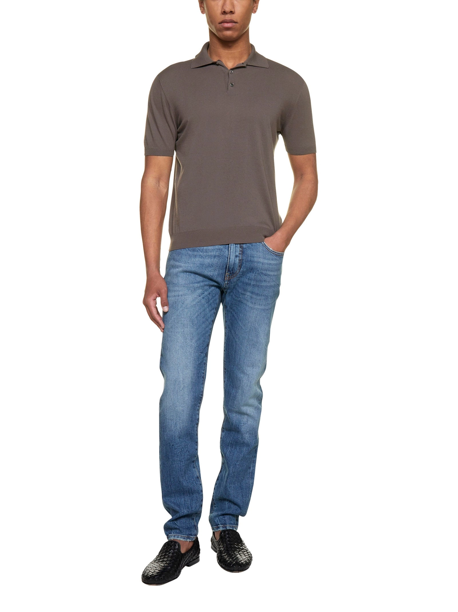 Malo Straight Hem Polo Shirt