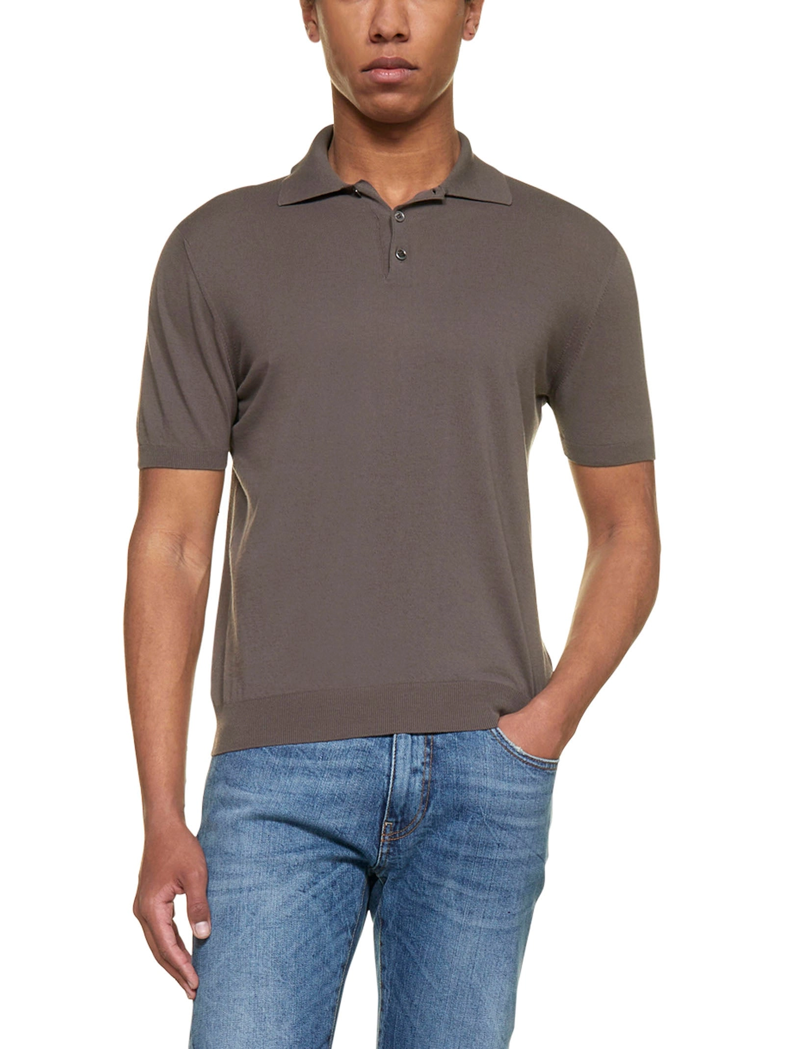 Malo Straight Hem Polo Shirt