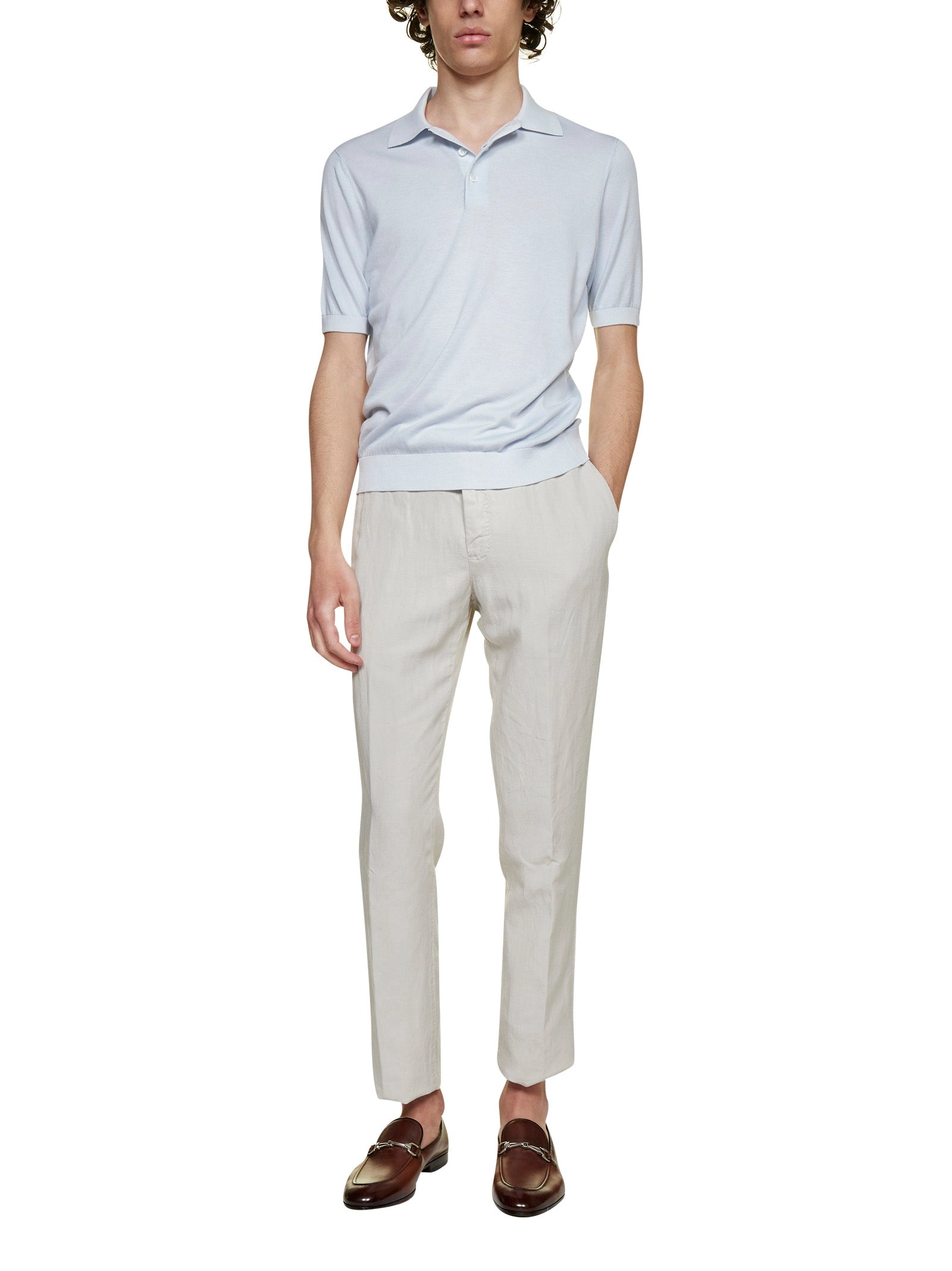 Malo Straight Hem Polo Shirt