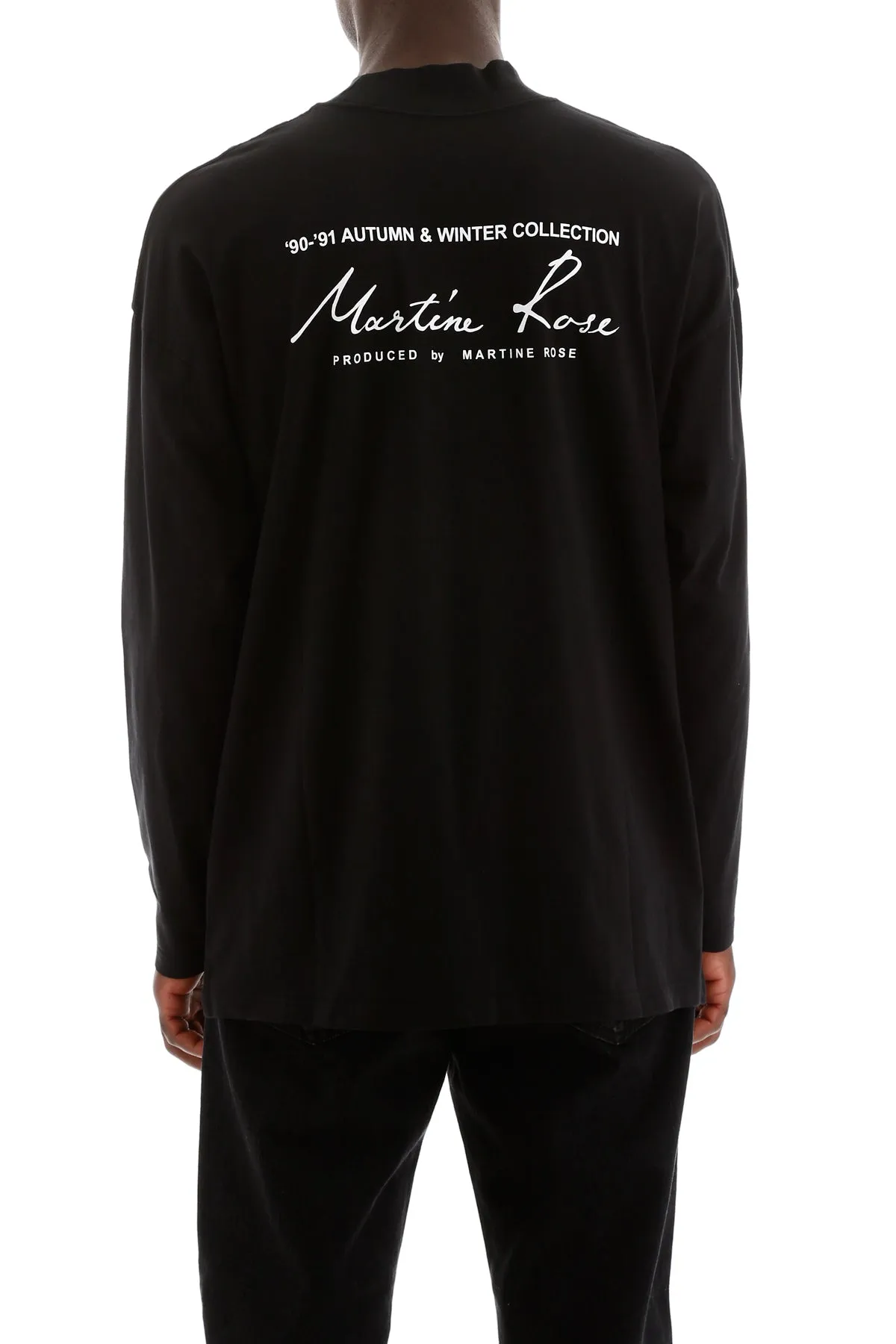 Martine Rose Mockneck Long-Sleeved T-Shirt