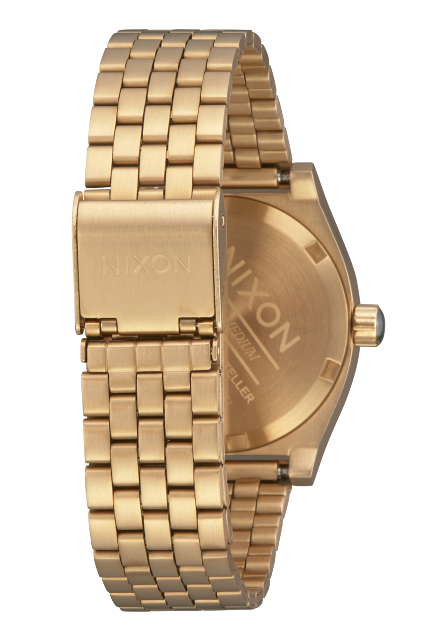 Medium Time Teller - Gold / Green Sunray