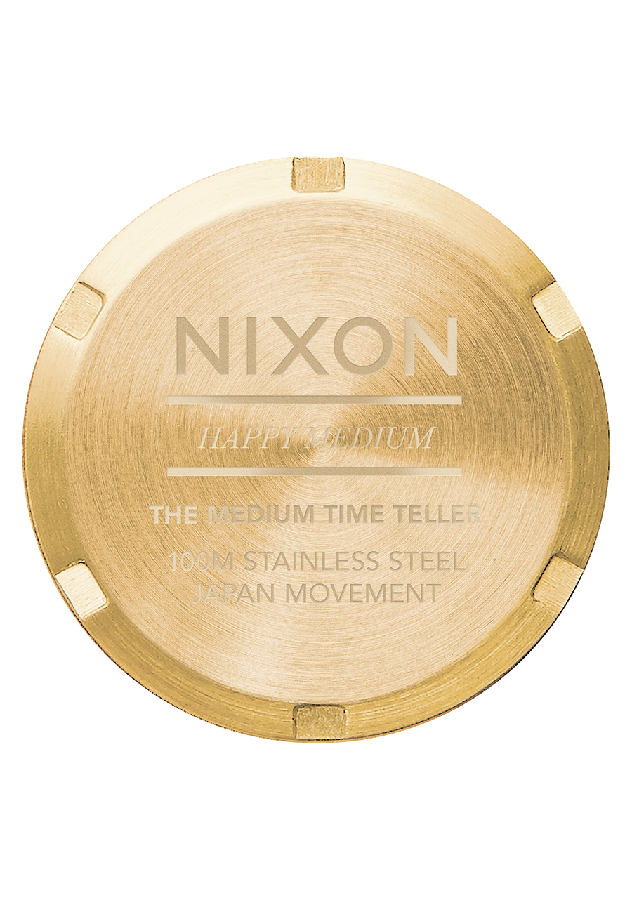 Medium Time Teller - Light Gold / Turquoise