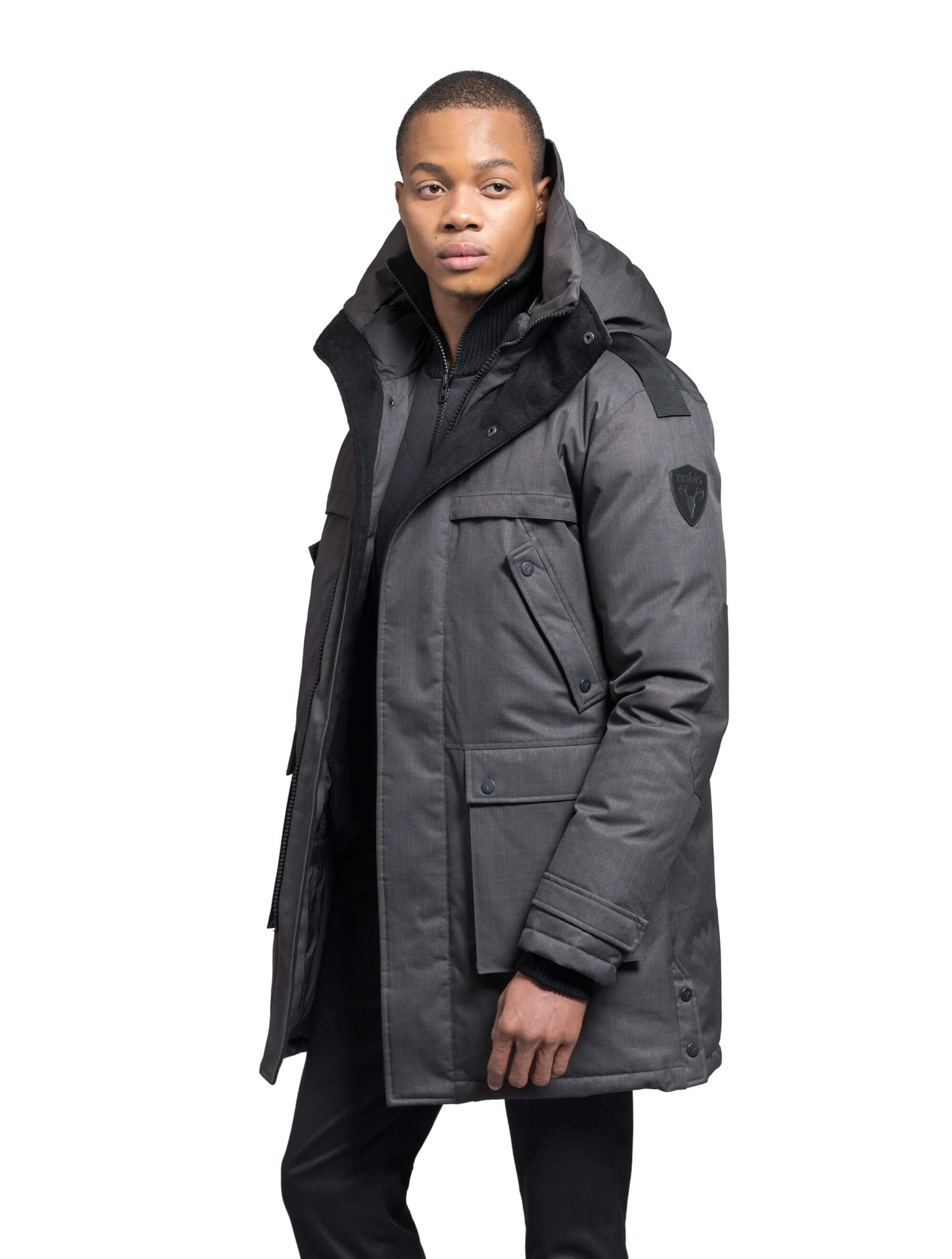 Men's Nobis Yatesy-NF Long Parka Steel Grey