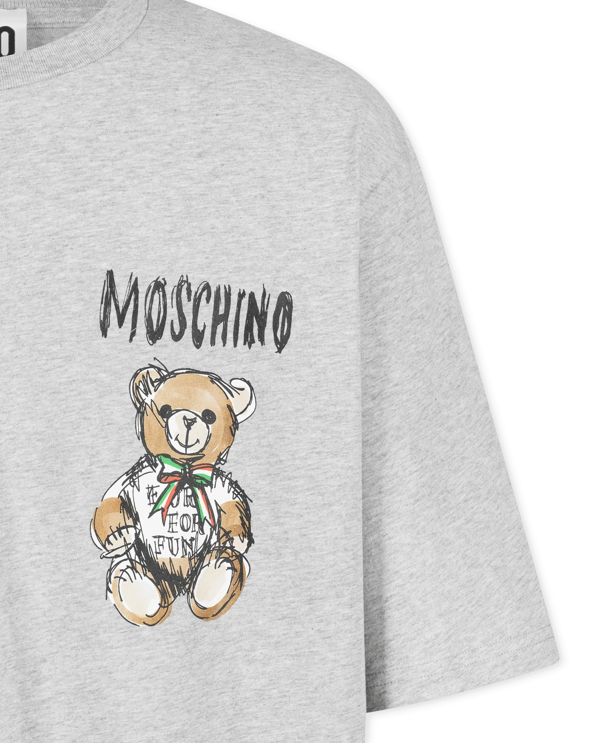 Mini Drawn Teddy Bear Organic T-Shirt