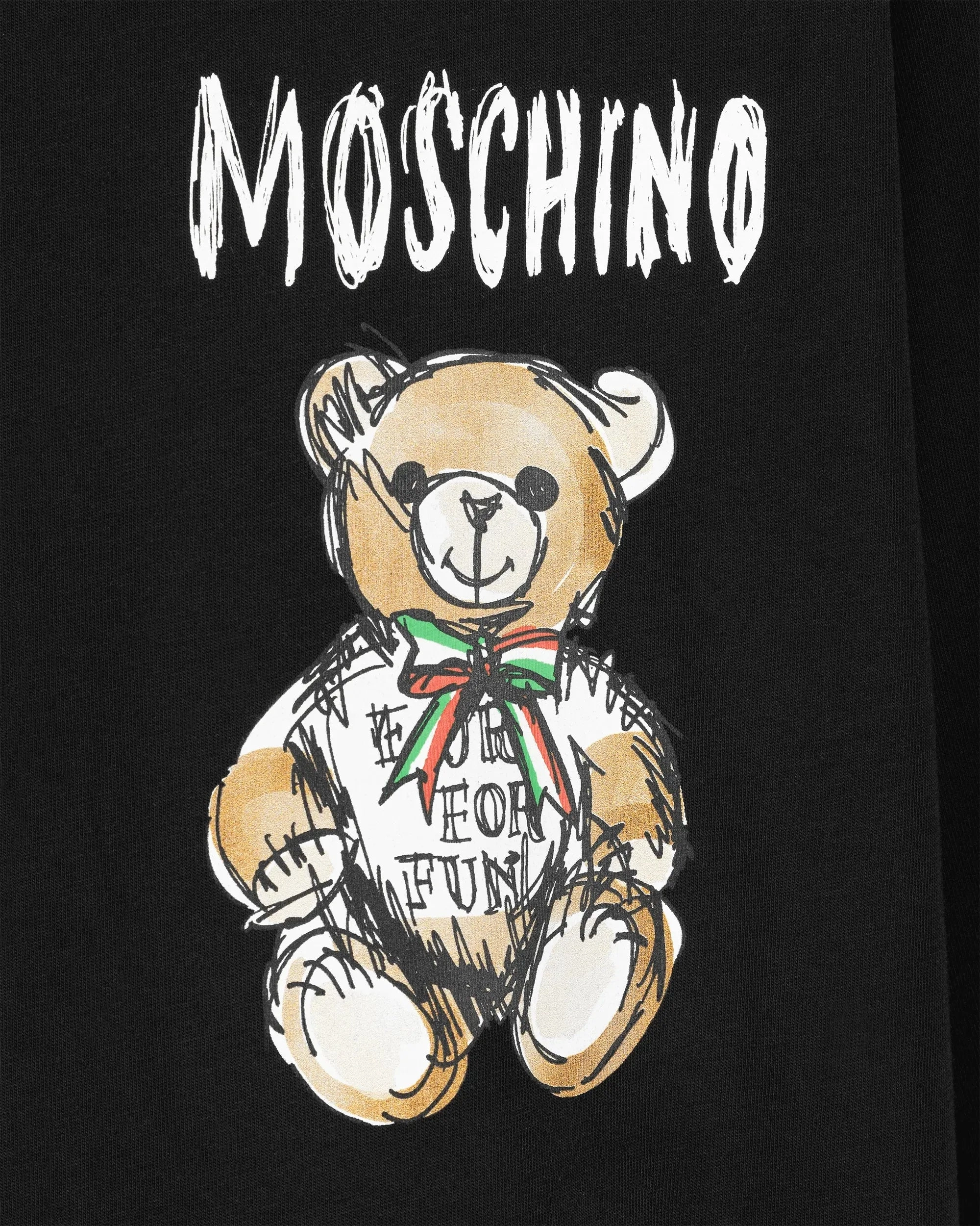 Mini Drawn Teddy Bear Organic T-Shirt