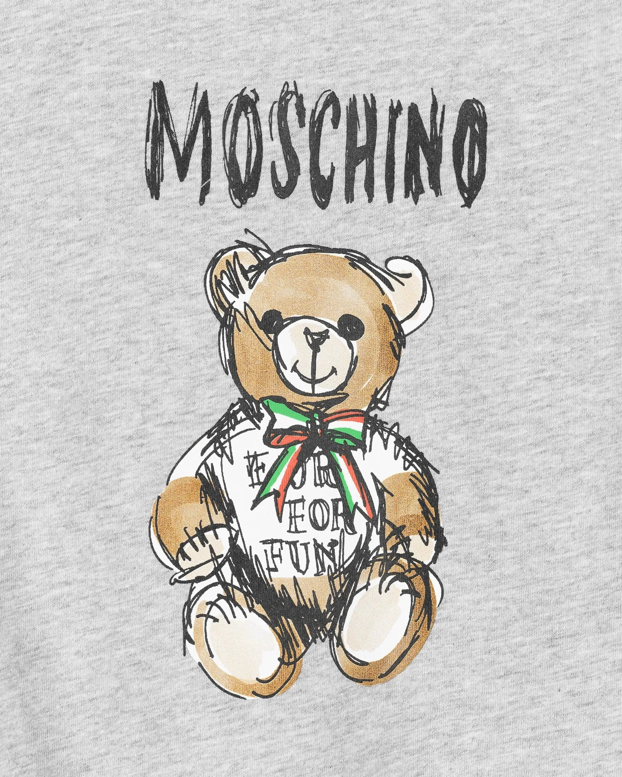Mini Drawn Teddy Bear Organic T-Shirt