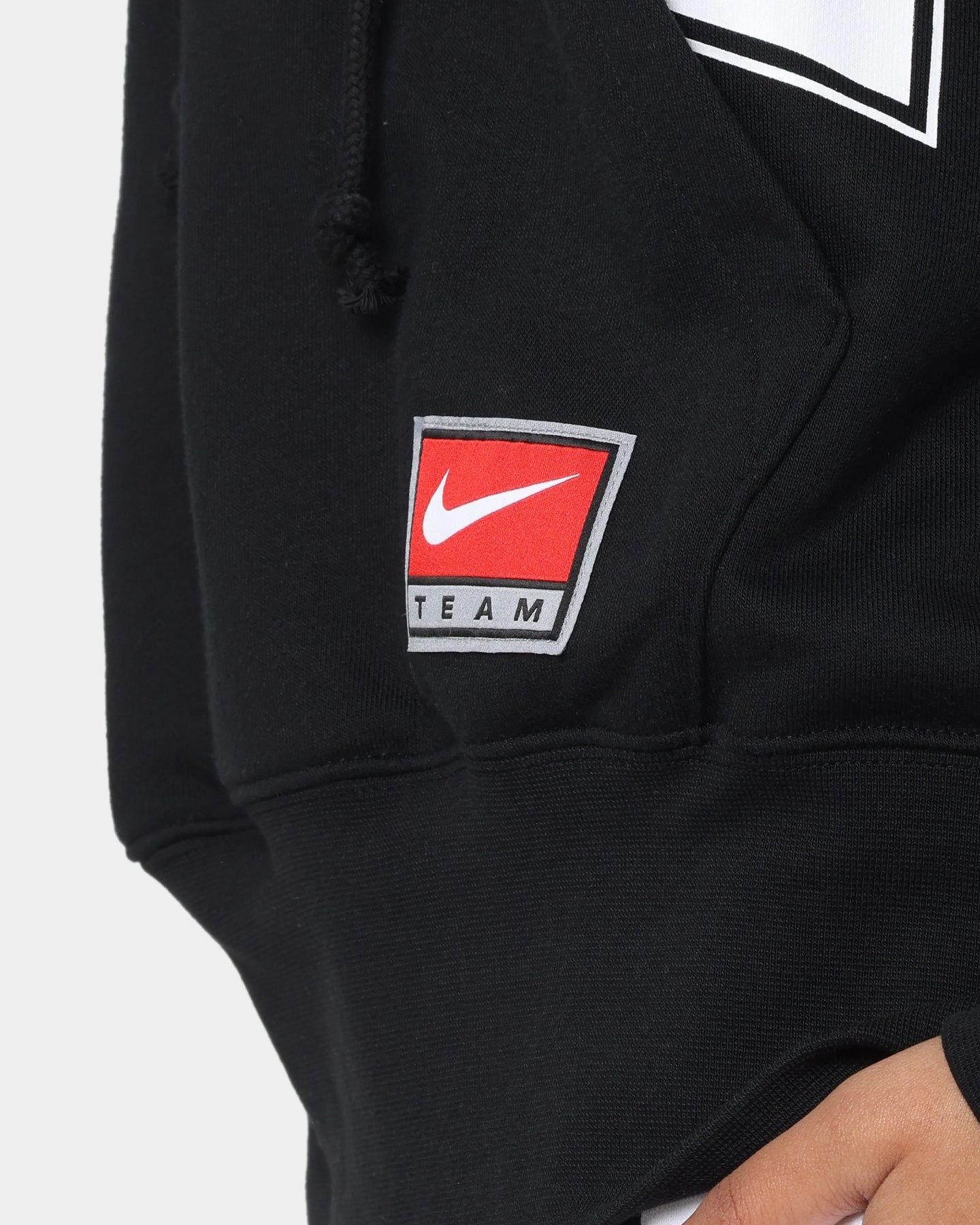 Nike Women's Sportswear Team Nike Fleece Hoodie Black/Black/White