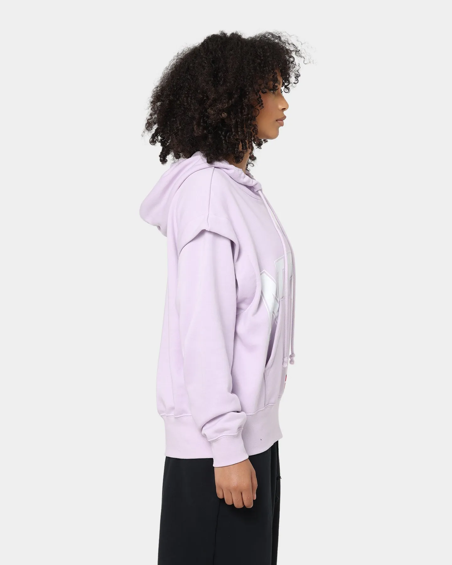 Nike Women's Sportswear Team Nike Fleece Hoodie Doll/White