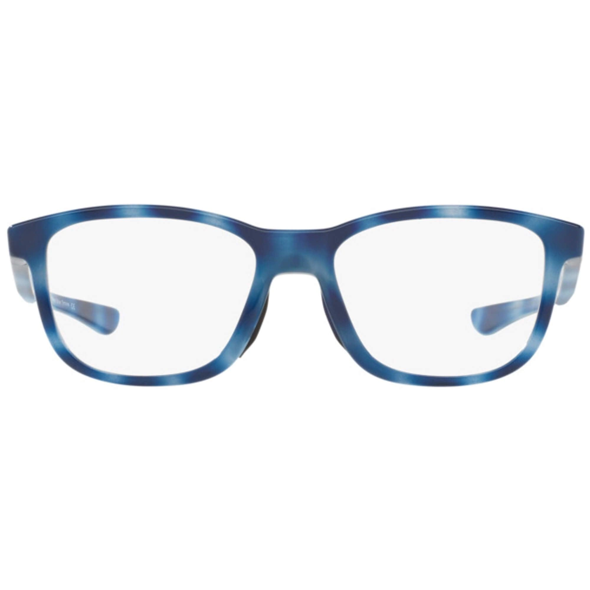Oakley Men's Eyeglasses - Blue Tort Plastic Square Frame Demo Lens | OAKLEY 0OX8106 5
