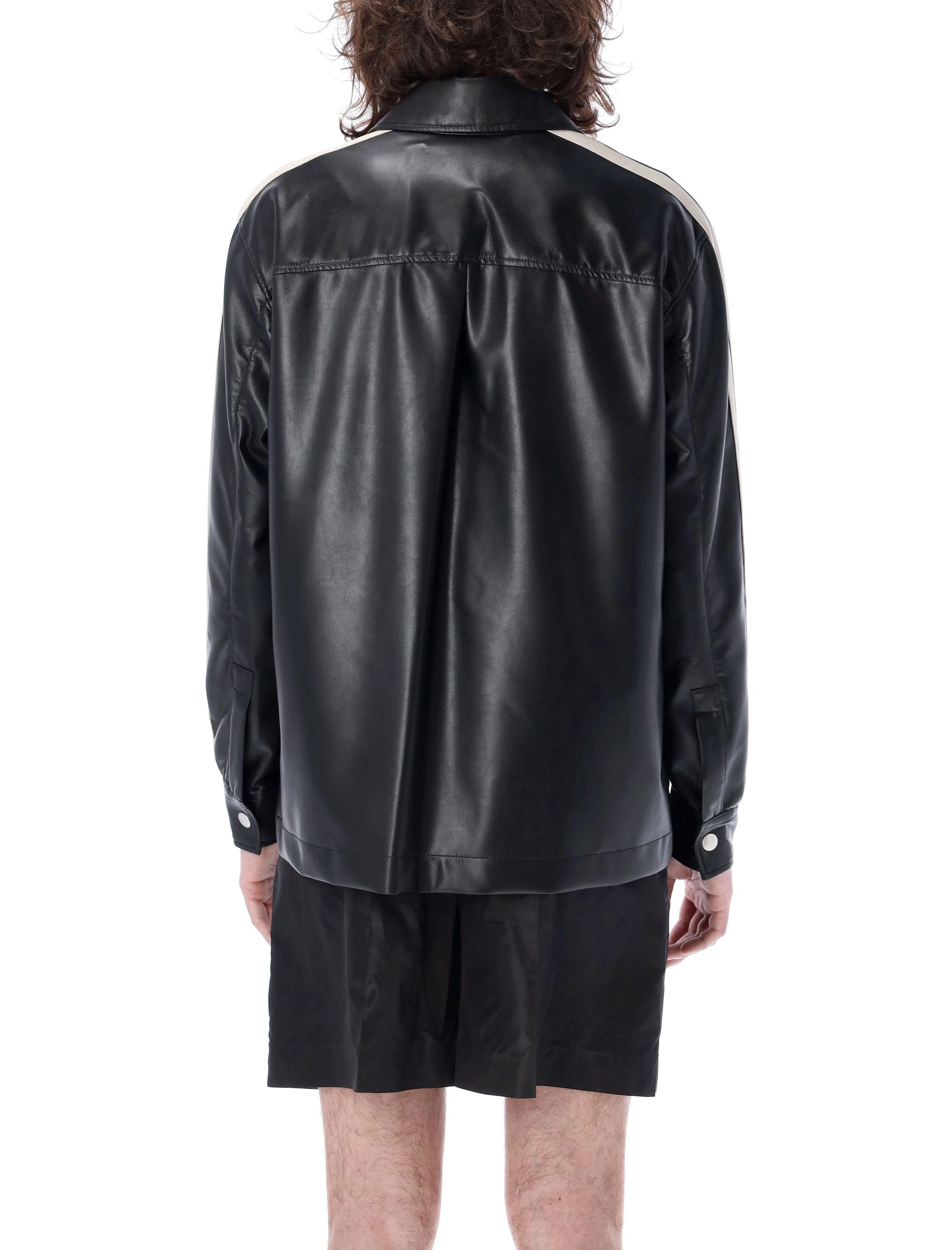 Palm Angels Logo Printed Long-Sleeved Shirt
