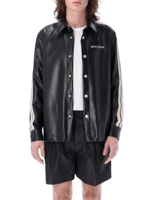 Palm Angels Logo Printed Long-Sleeved Shirt