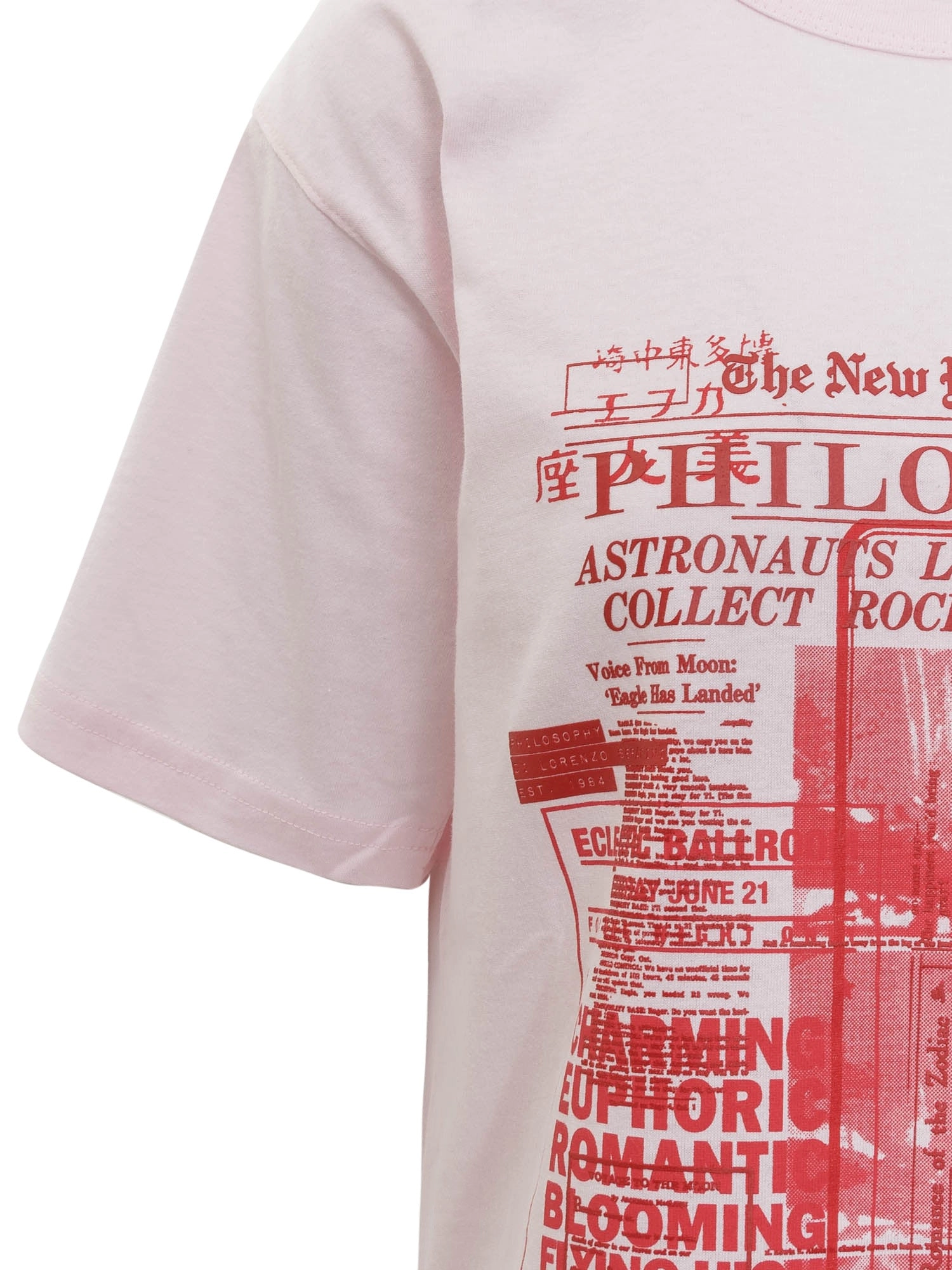 Philosophy Di Lorenzo Serafini Graphic Printed Crewneck T-Shirt
