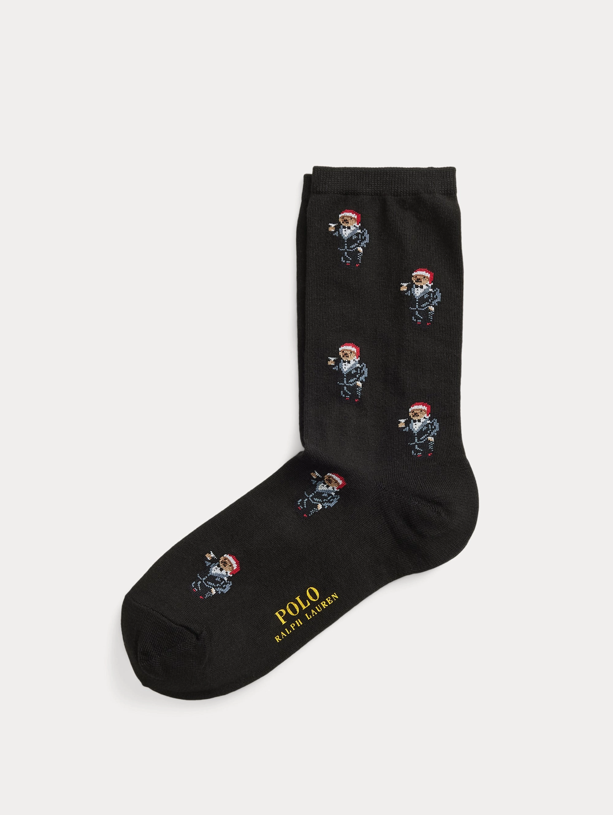 Polo Bear Tuxedo Socks Black