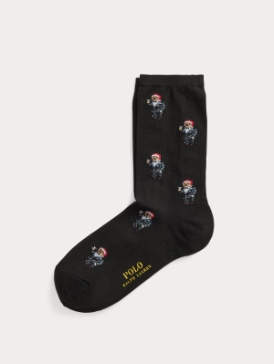 Polo Bear Tuxedo Socks Black