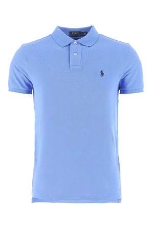 Polo Ralph Lauren Logo Embroidered Straight Hem Polo Shirt