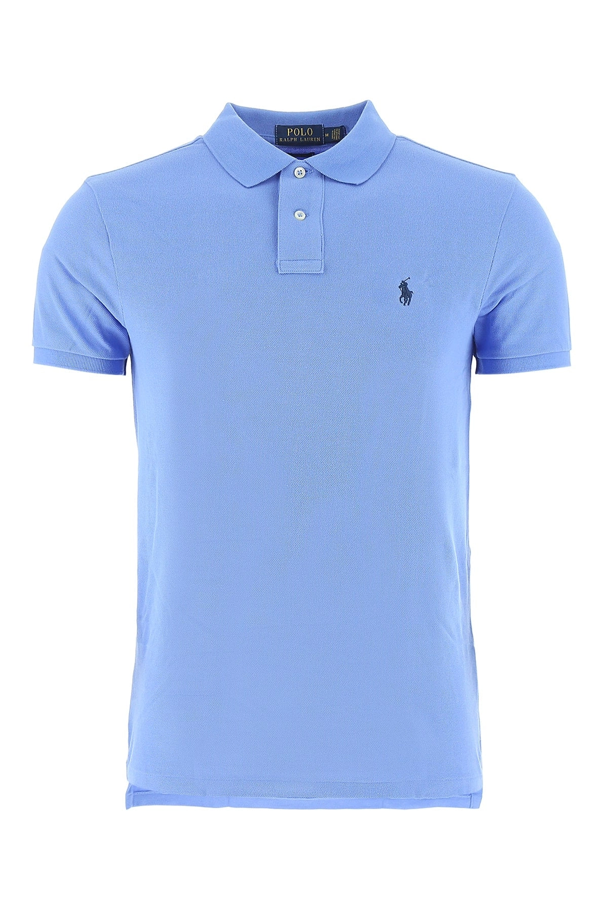 Polo Ralph Lauren Logo Embroidered Straight Hem Polo Shirt
