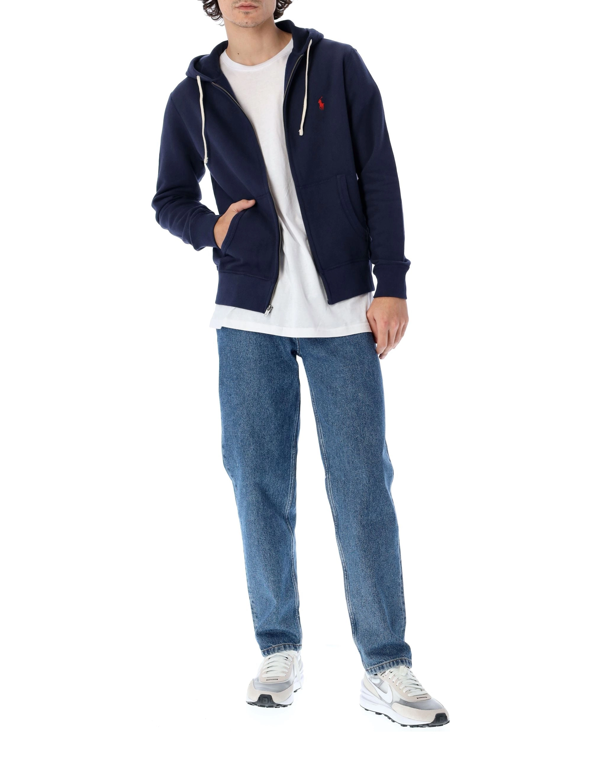 Polo Ralph Lauren Logo Embroidered Zipped Hoodie