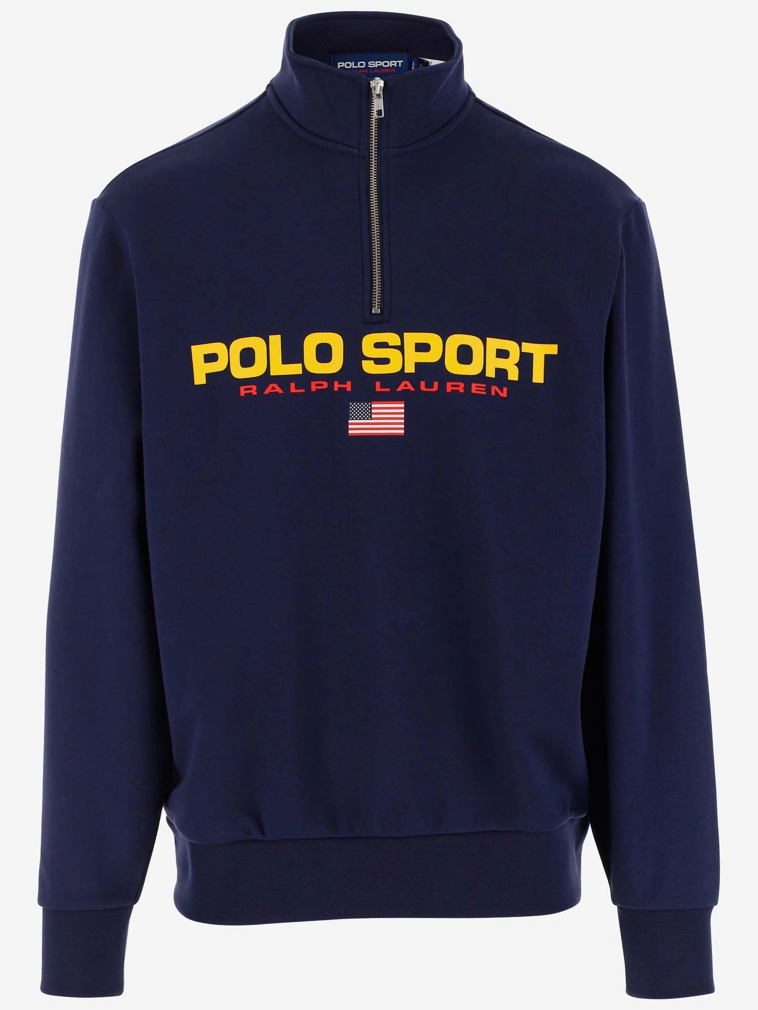 Polo Ralph Lauren Sport Logo Printed Half-Zip Sweatshirt