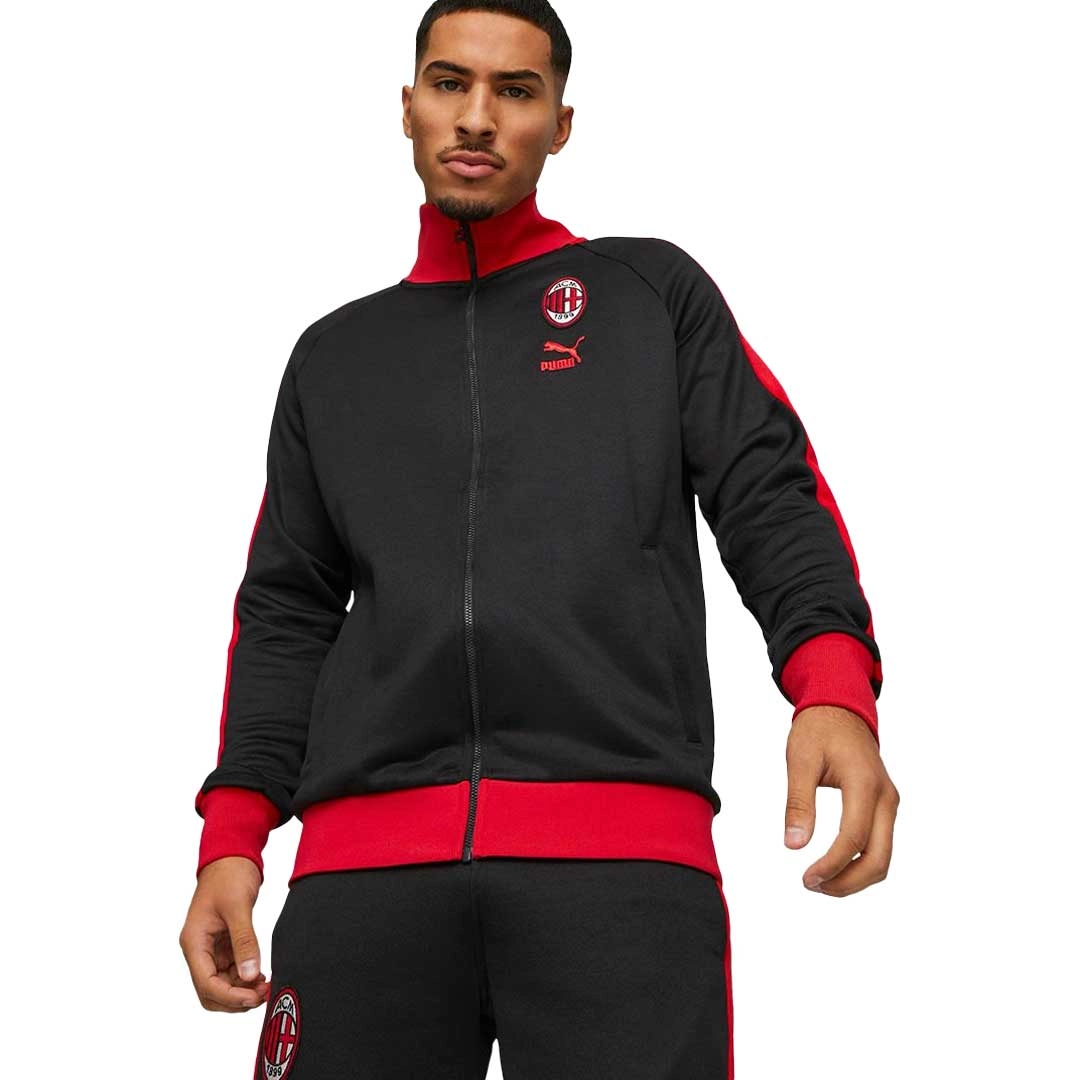 Puma - Men's AC Milan Football Heritage T7 Track Jacket (769350 01)