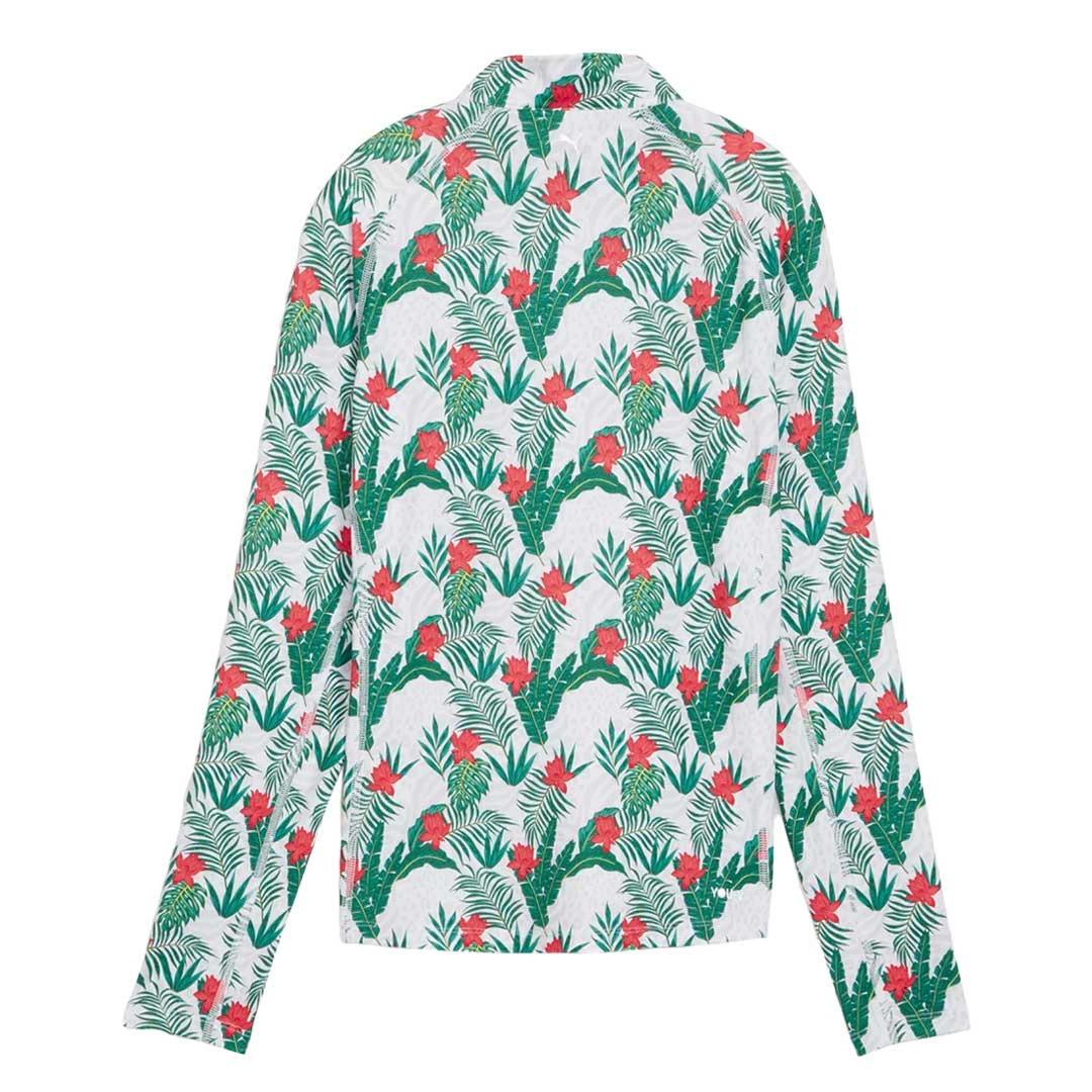 Puma - Women's You-V Tropic Golf Quarter Zip Sweater (623933 01)