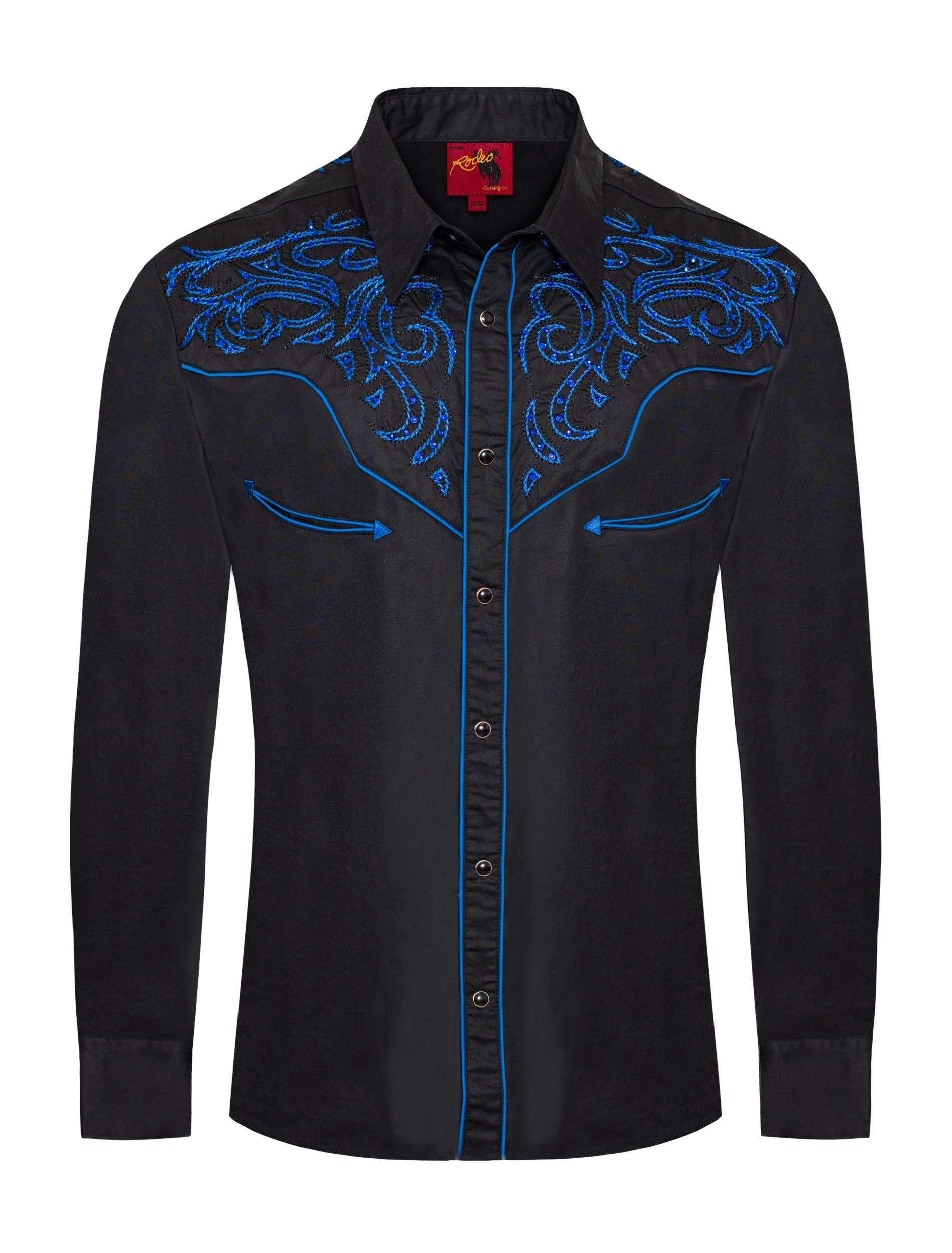 Rodeo Clothing Men's Western Cowboy Embroidery Shirt PS500D-1006