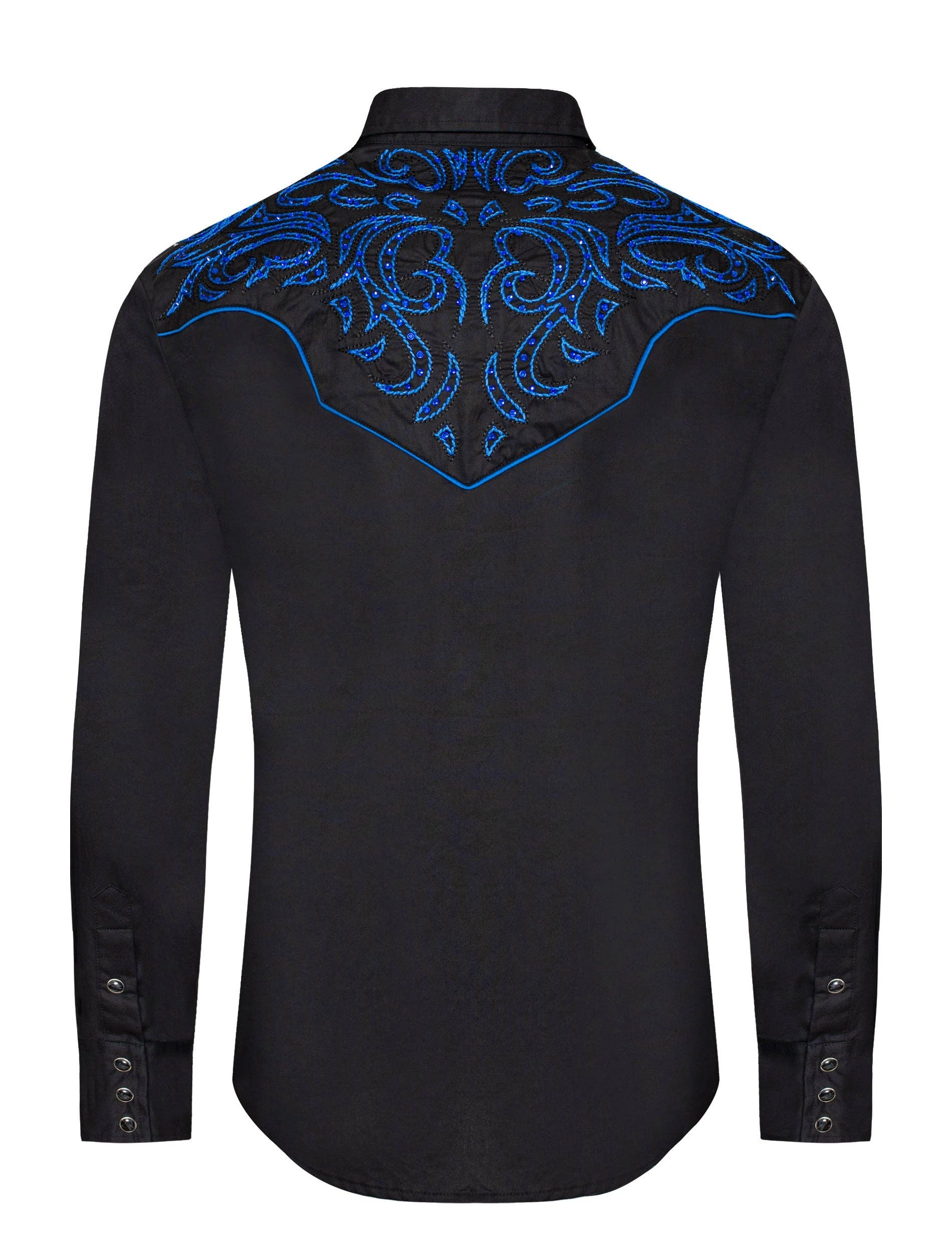 Rodeo Clothing Men's Western Cowboy Embroidery Shirt PS500D-1006