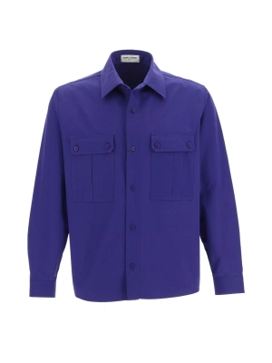 Saint Laurent Buttoned Long-Sleeved Shirt