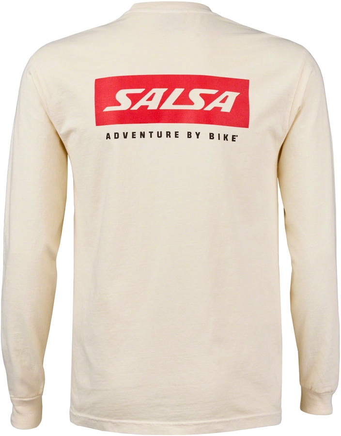Salsa Logo Long Sleeve T-Shirt - Unisex Ivory Medium