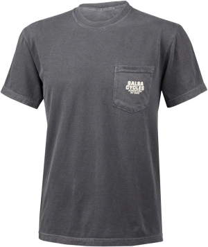 Salsa Logo Short Sleeve Pocket T-Shirt - Unisex Grey Medium