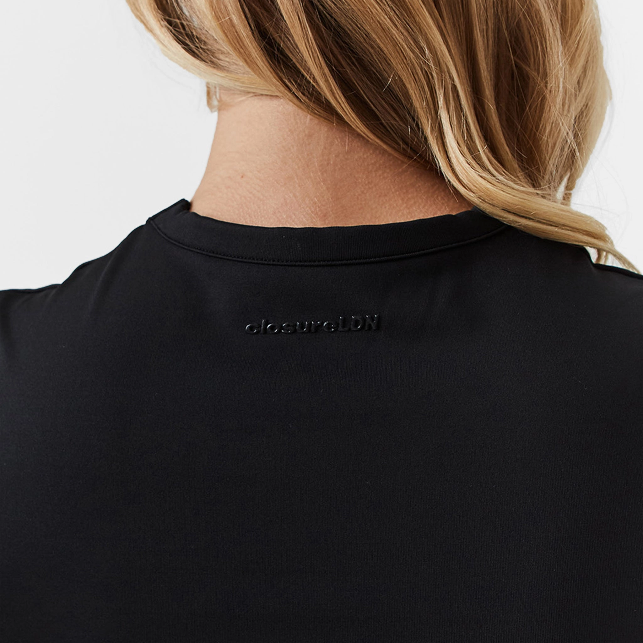 Second Skin Crop Top | Black