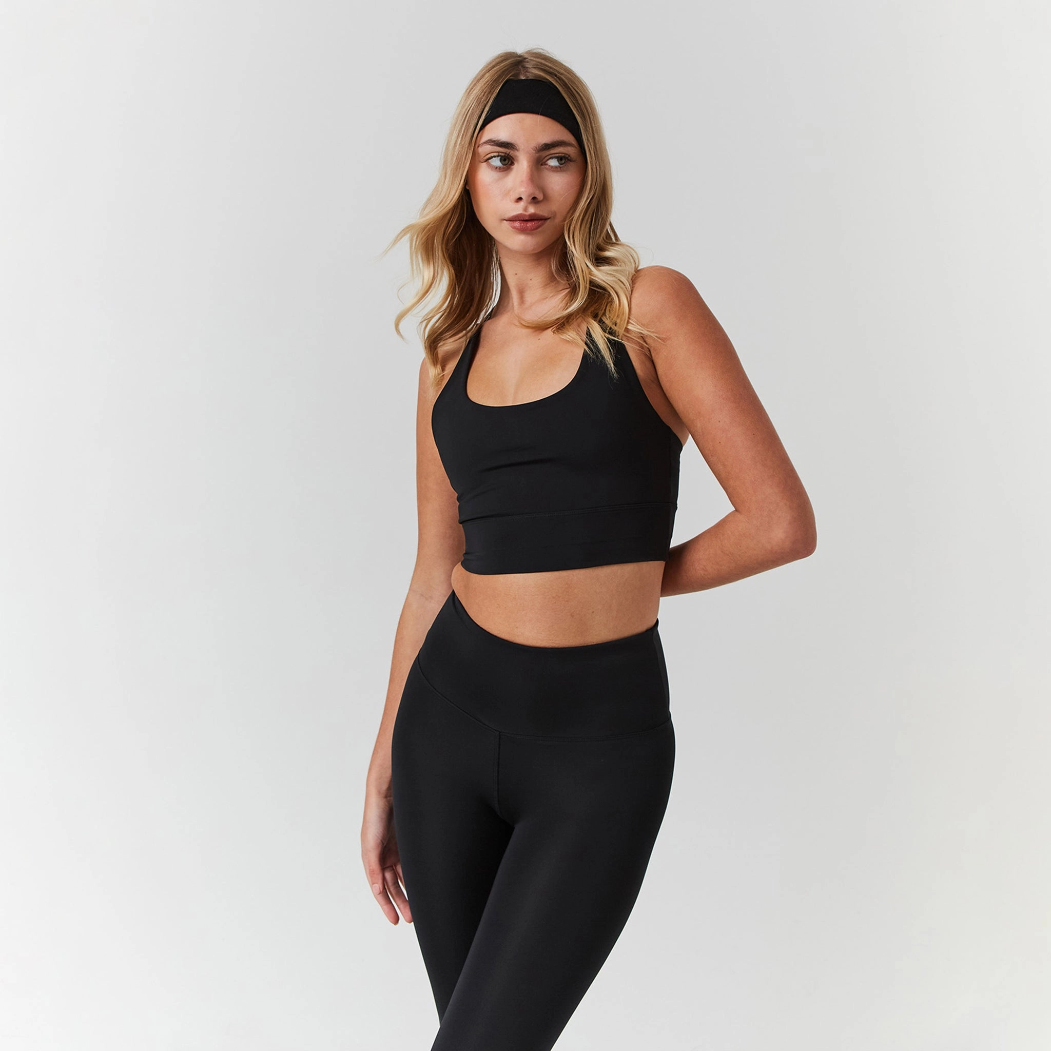 Second Skin Sports Bra | Black