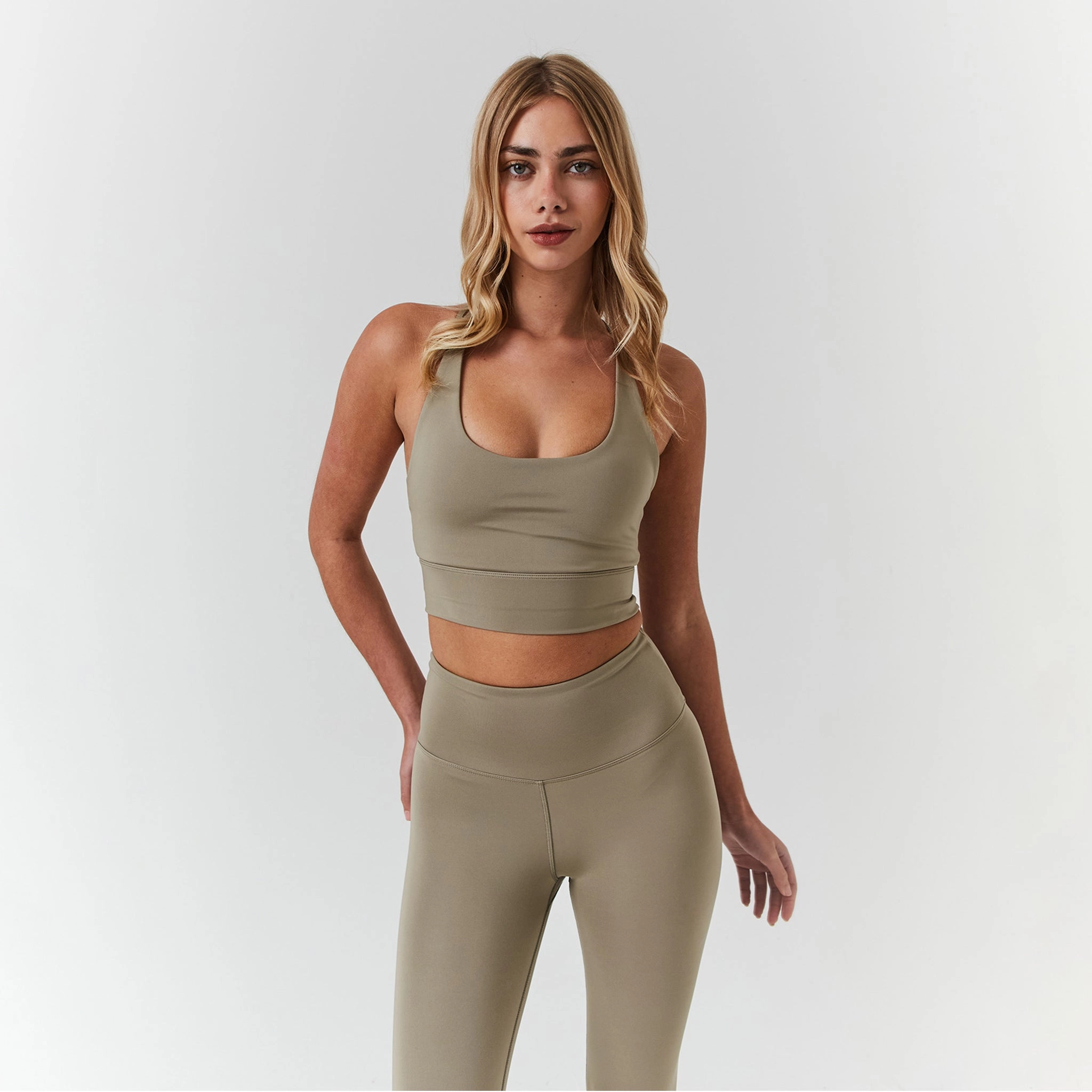 Second Skin Sports Bra | Olive