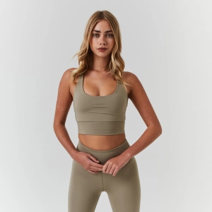 Second Skin Sports Bra | Olive