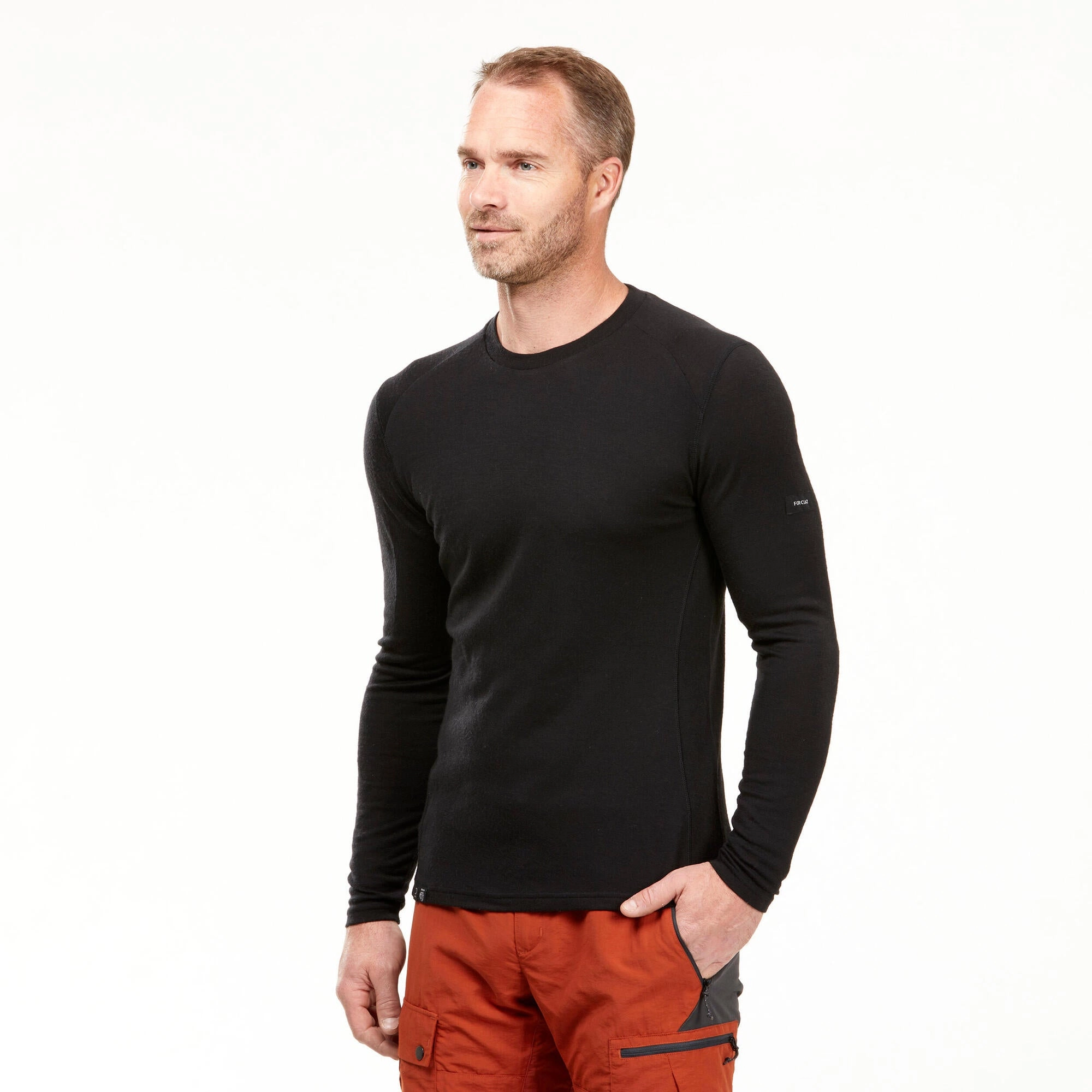 Simond  Men's MT500 Long-sleeve 100% Merino Wool T-shirt