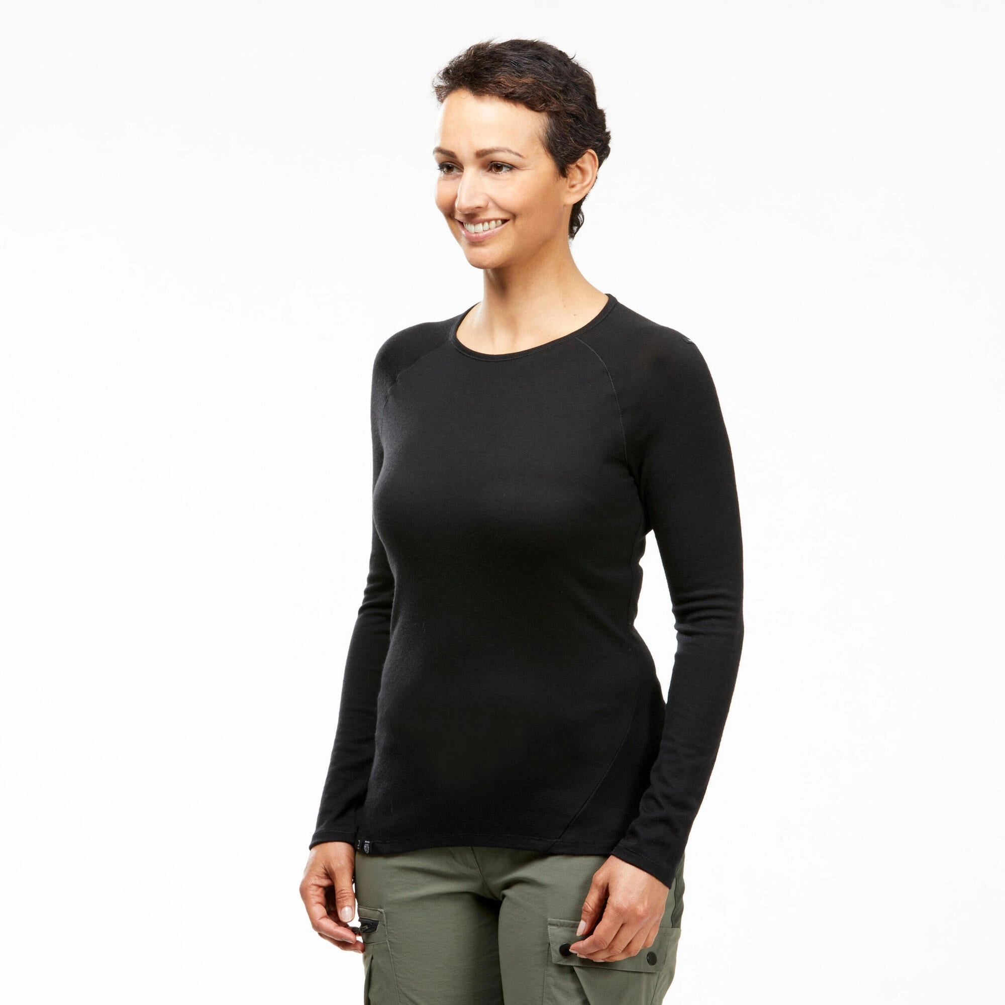 Simond  Women's MT500 Long-sleeve 100% Merino Wool Shirt