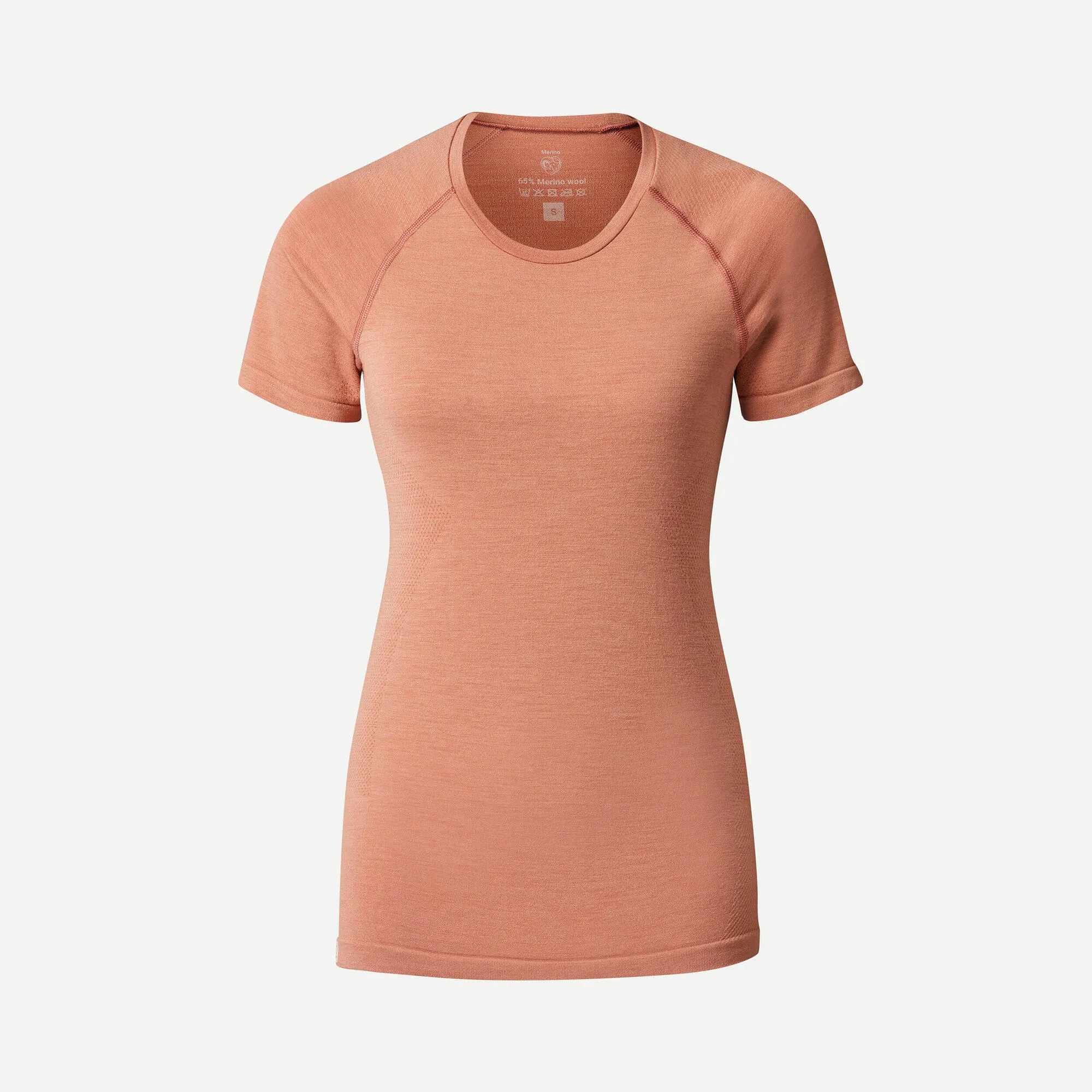 Simond Women's Seamless Short-Sleeved Merino Wool Backpacking T-shirt