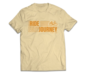 sixthreezero EVRYjourney Premium Short Sleeve Crew Papyrus Orange 100% Cotton Unisex Shirt