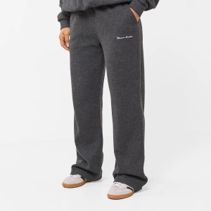 Soft Knit Wide Leg Pant I Charcoal