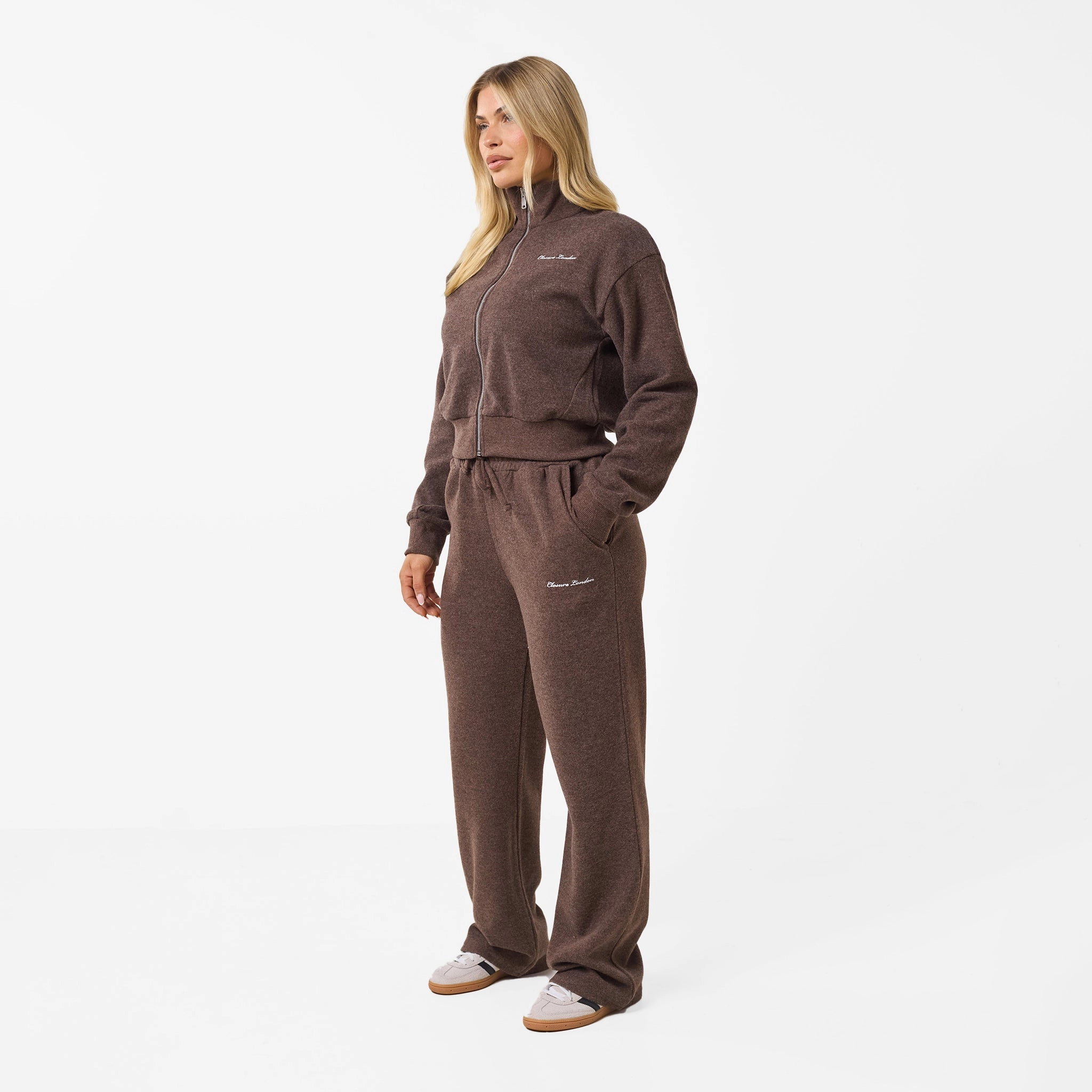 Soft Knit Wide Leg Pant I Coffee